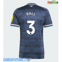 Camisa de time de futebol Newcastle United Lewis Hall #3 Replicas 2º Equipamento 2026-27 Manga Curta